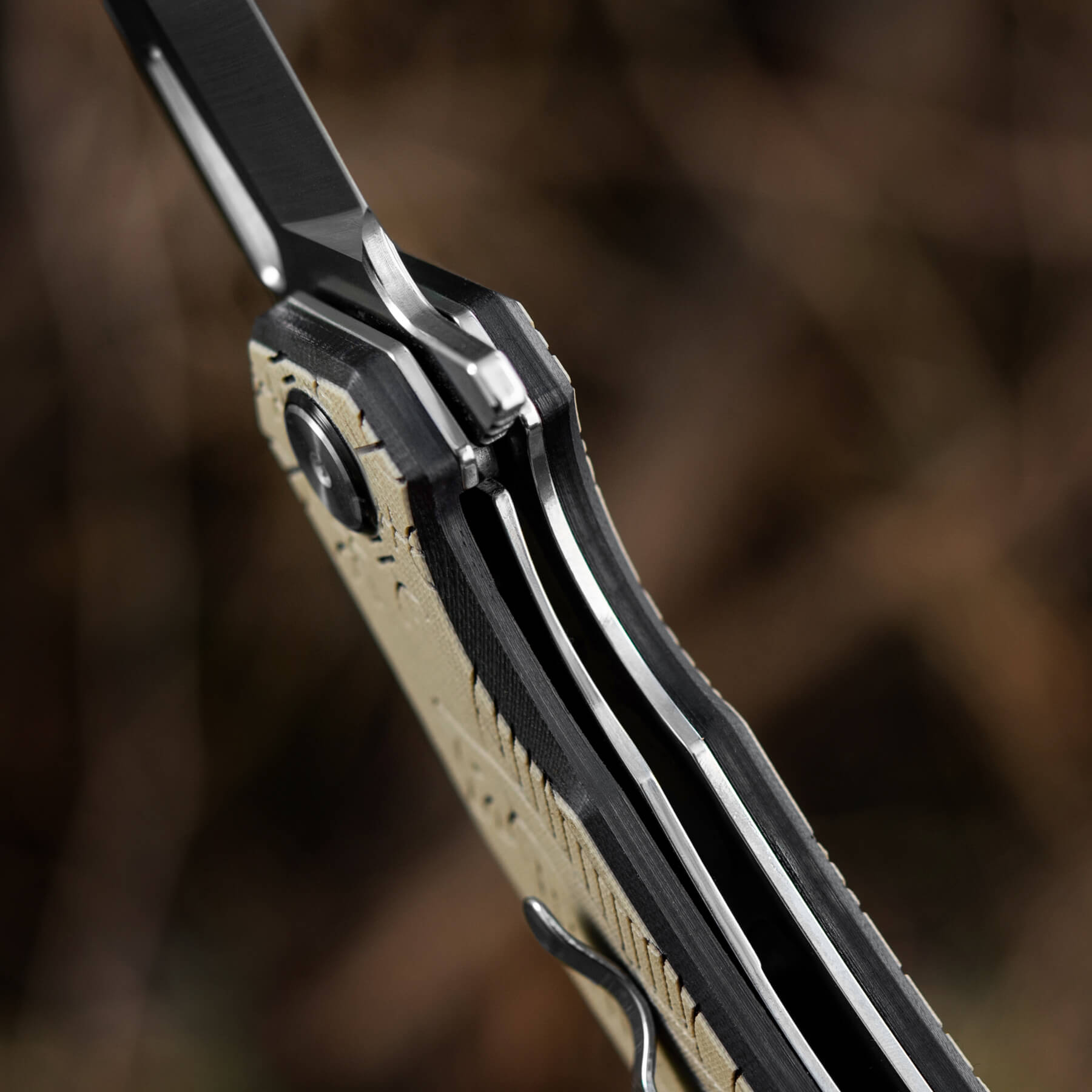 M-Tac ніж складний Type 12 Scandinavian Black/Sand купити за